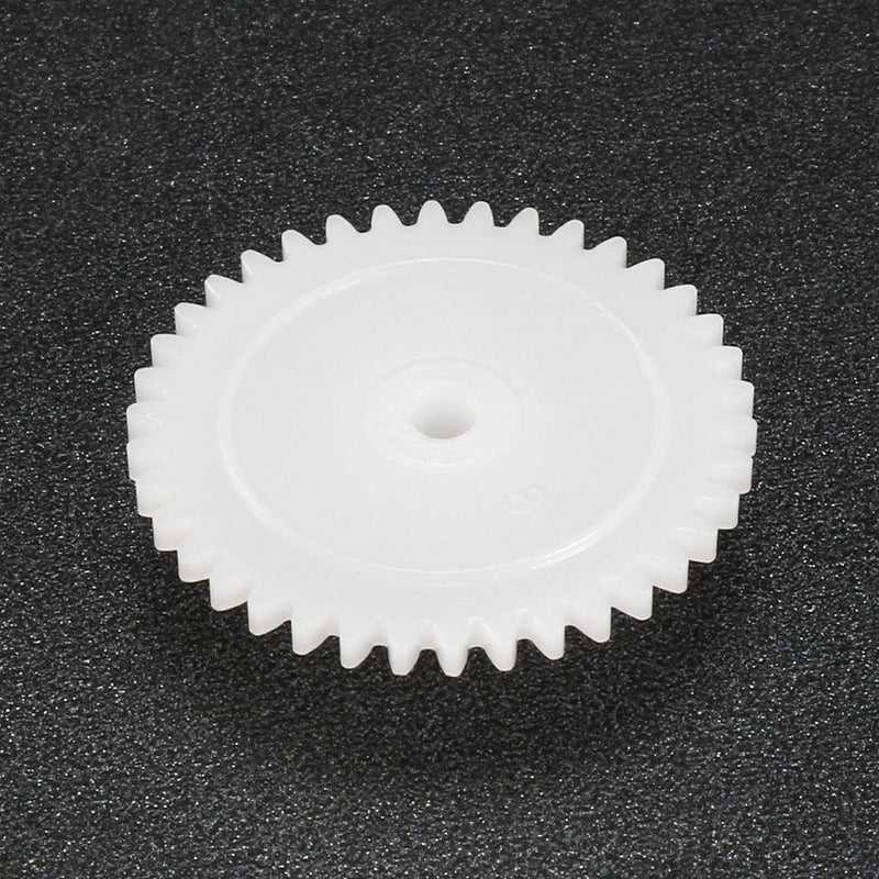 uxcell 10pcs Plastic Gears 38 Teeth Model 38102B Reduction Gear Plastic Worm Gears for RC Car Robot Motor