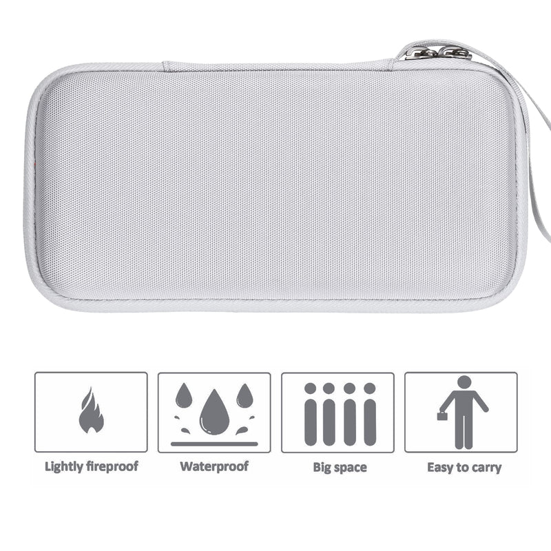 Khanka Hard Travel Case Replacement for Texas Instruments TI-83 Plus/TI-84 Plus/TI-84 Plus CE Color Graphing Calculator, Case Only (Bright White)