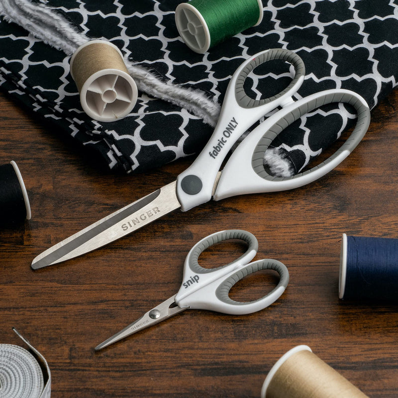 SINGER 07175 Sewing and Detail Scissors Set with Comfort Grip