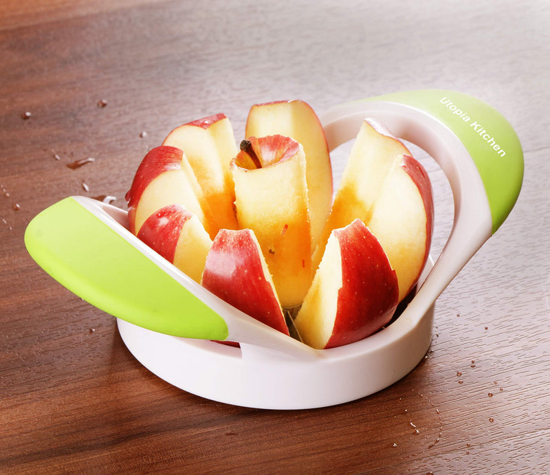 Utopia Kitchen Apple Slicer - Corer - Divider - Cutter - Wedger Tool Green