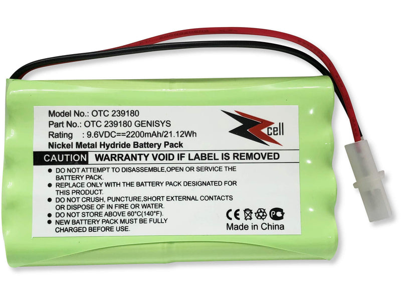 ZZcell High Capacity Replacement Battery for OTC 239180 Genisys and EVO Scanner Diagnostic Tool 2200mAh