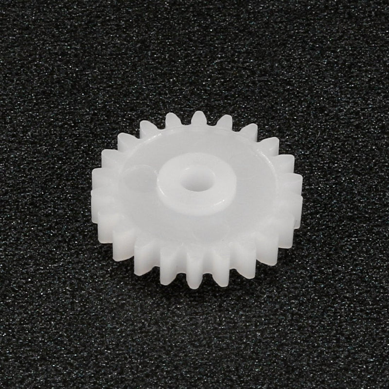 uxcell 50pcs Plastic Gears 22 Teeth Model 222A Reduction Gear Plastic Worm Gears for RC Car Robot Motor