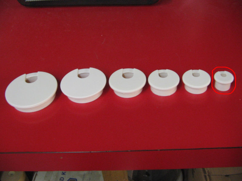 Cord Grommet White 1" #1041WH. (5 Grommets) 5 Grommets