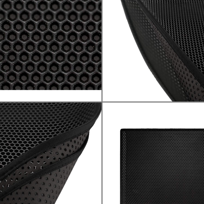 Pieviev Cat Litter Mat-Super Size 24"X15" Black