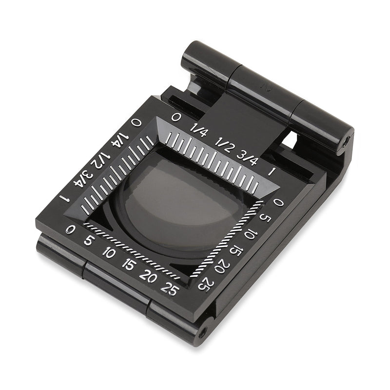 Carson LinenTest 6.5x20mm or 5x30mm Folding Loupe Magnifiers For Stitch Counting, Printing, Fabric Identification, Inspecting Small Parts and More (LT-20 or LT-30) 5x30mm (LT-30)