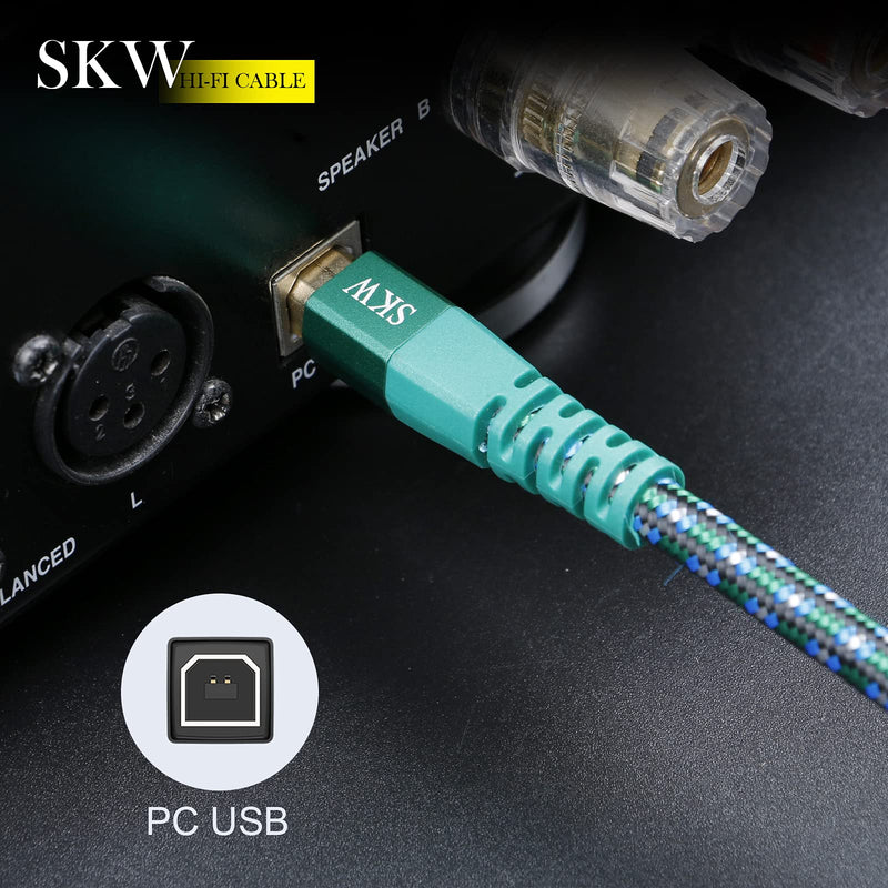 SKW Entry Level HC Series USB Printer Cable USB A to USB B Cable 3ft/1M