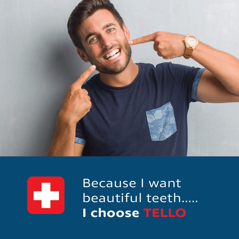 Tello 4920 Adult Soft Swiss Toothbrush for Gentle Cleaning with Ergonomic Handle, 3 Count