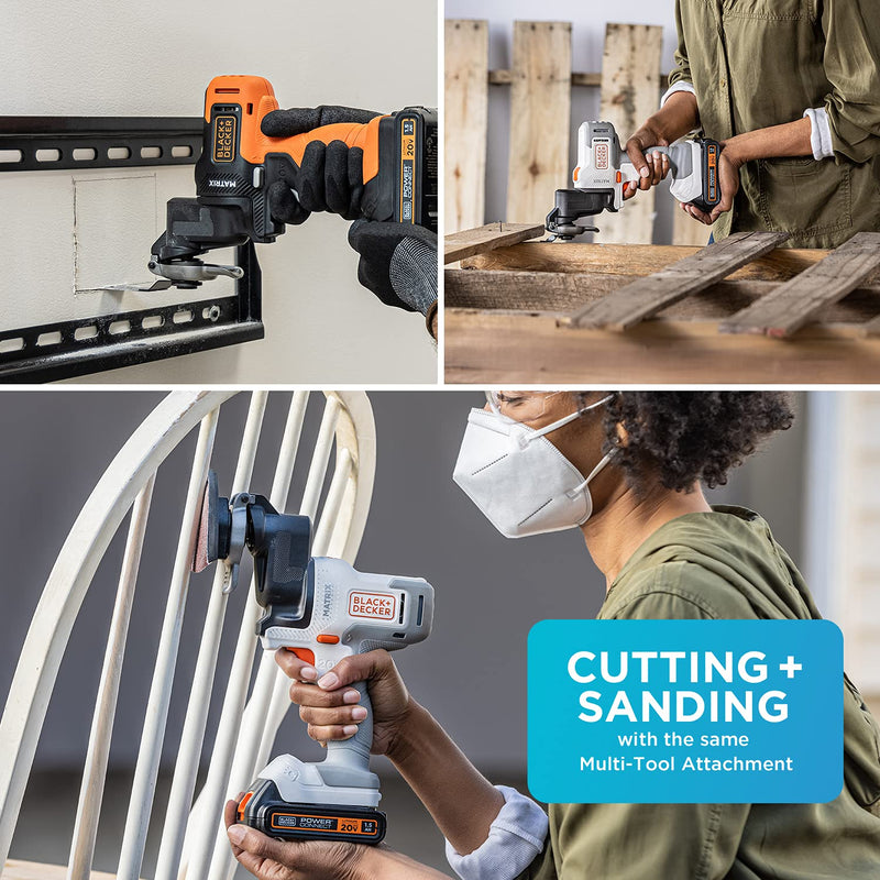 BLACK+DECKER Matrix Oscillating Tool Attachment (BDCMTO) Oscillating Head