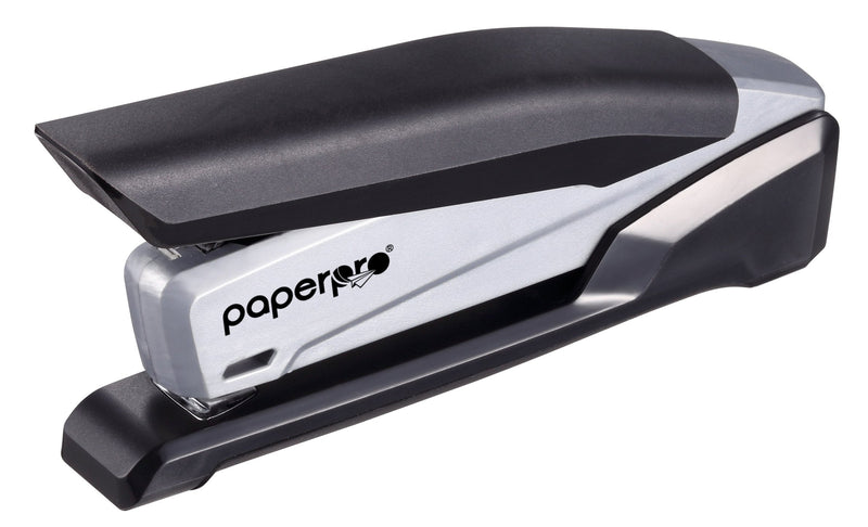 Bostitch InPower Spring-Powered Desktop Stapler, Black (1100) Gray