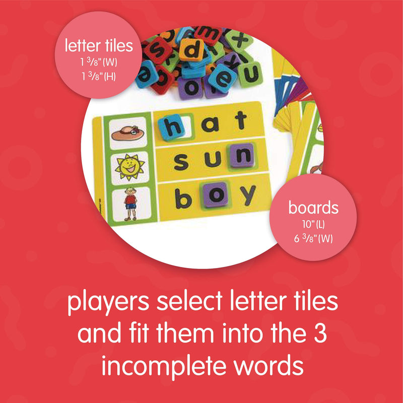 Excellerations Phonics Spelling Game for Kids and Classrooms Classroom Activity (12 Game Boards) (Item # PSG)