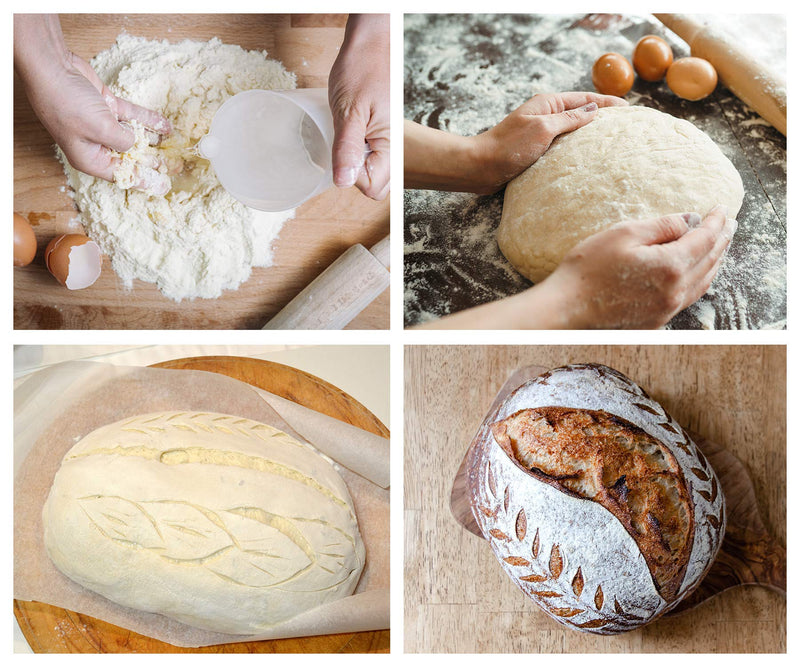 Riccle Bread Lame Slashing Tool, Dough Scoring Knife with 10 Razor Blades and Storage Cover