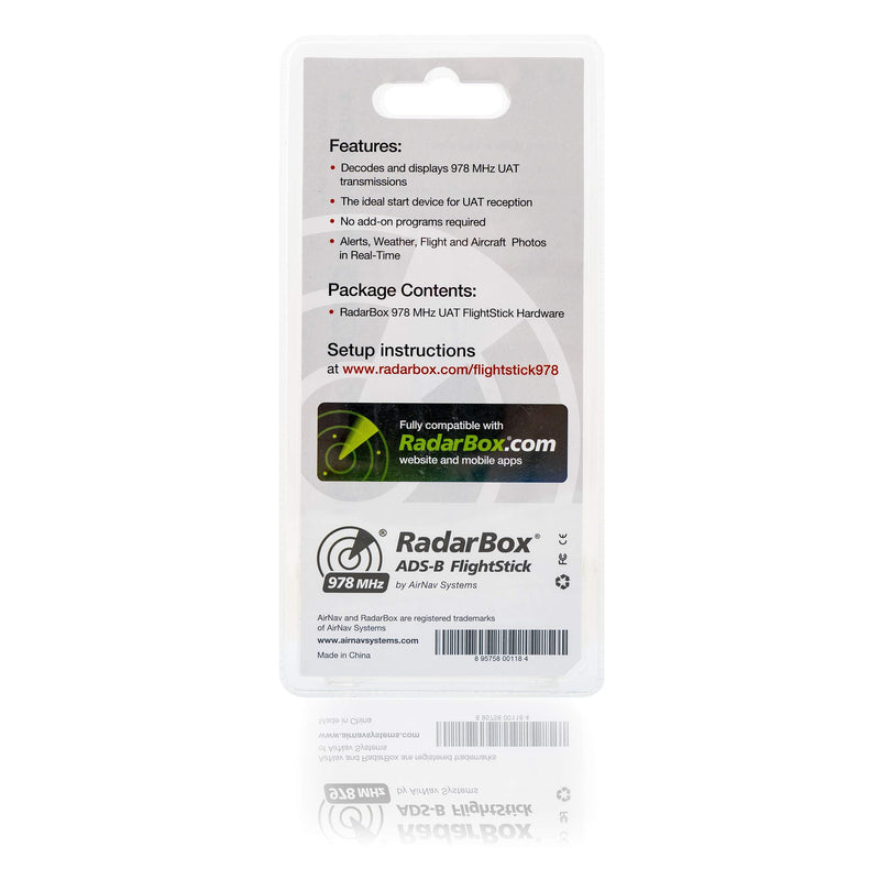 AirNav RadarBox FlightStick UAT - 978 MHz USB Receiver with Integrated Filter, Amplifier and ESD Protection