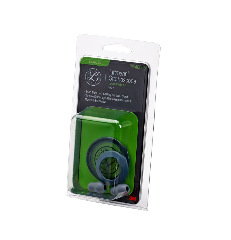 3M Littmann stethoscope spare parts set, Classic II SE, 40006, gray single