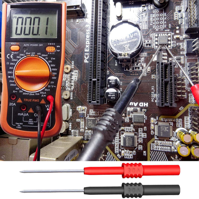 Goupchn Back Probe Pins 2PCS Flexible Bendable Test Probes for Wire Piercing Automotive Car Repairing Electrical Testing