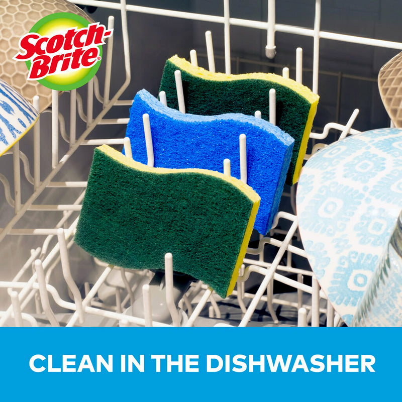 Scotch-Brite Non-Scratch Scrub Sponges, 3 Scrub Sponges