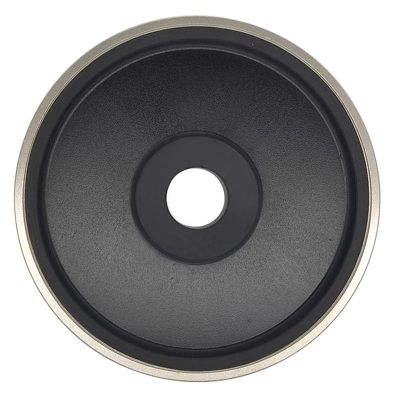 CAQUXIL Diamond Lapidary Jewelry Grinding Wheel 6 Inch with 1 Inch Arbor Hole, Diamond Grinding Wheel for Gem, Marble, Granite, Glass, Ceramics, Cemented Carbide, 600 Grit Grit 600