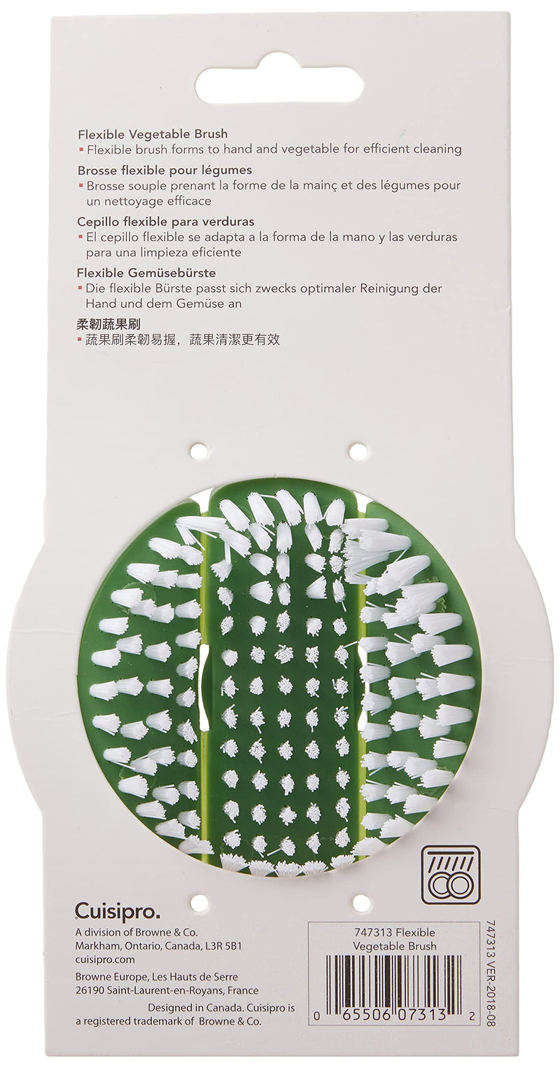 Cuisipro Flexible Vegetable Brush, Green