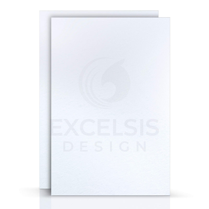 Excelsis Design, Pack of 15, Foam Boards (Acid-Free), 11.7x16.5 Inches (Many Sizes Available), 1/8 Inch Thick Mat, White with White Core (Foam Core Backing Boards, Double-Sided Sheets)