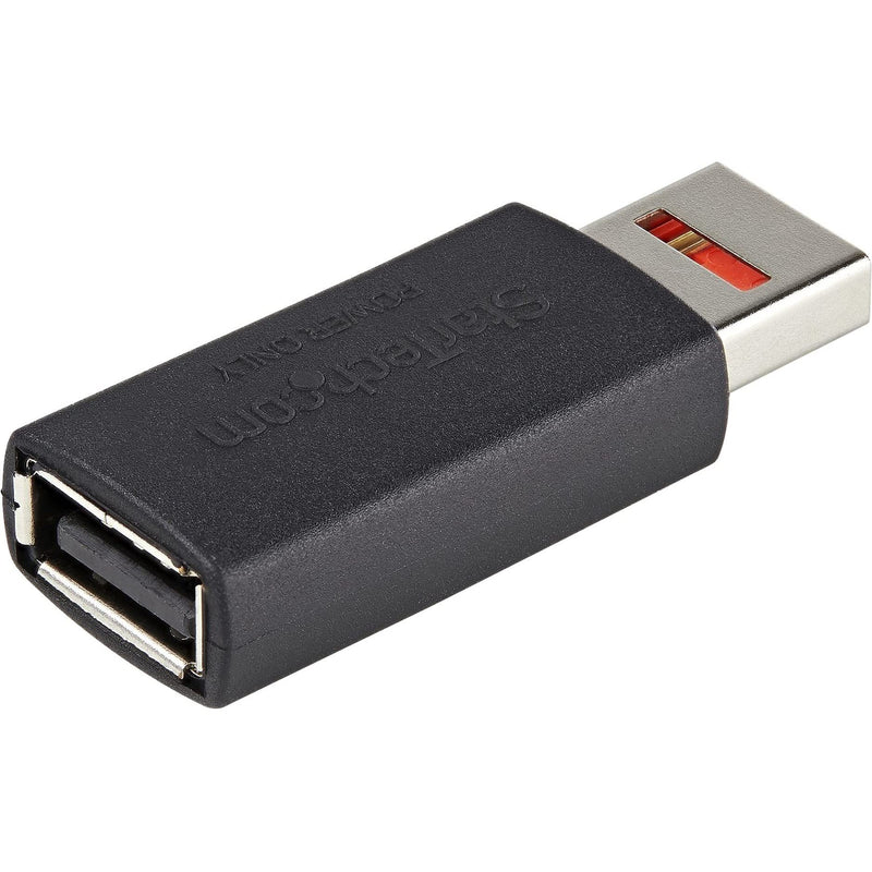 StarTech.com Secure Charging USB Data Blocker Adapter Male to Female USB-A Charge-Only Adapter No-Data Charge/Power-Only Adapter for Phone/Tablet Data Blocking USB Protector Adapter (USBSCHAAMF) USB to USB Female