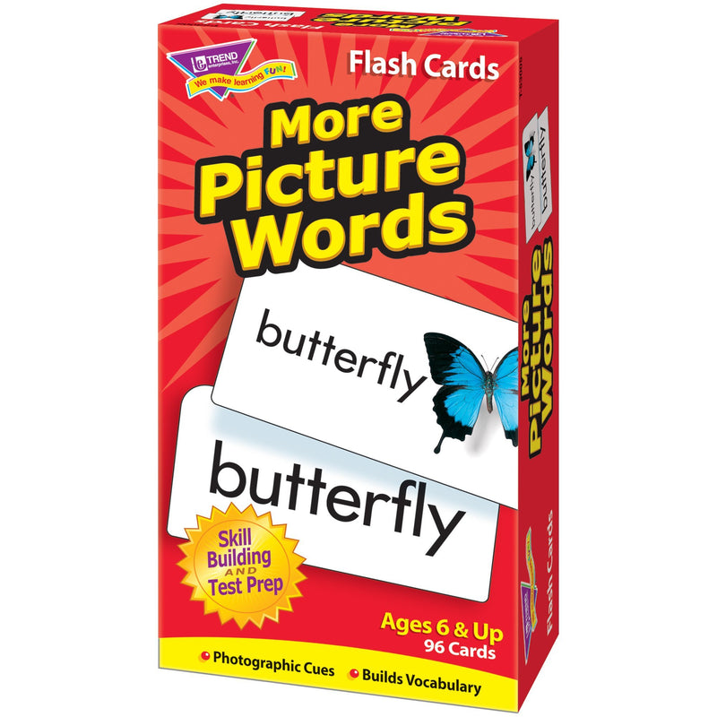 TREND enterprises, Inc. More Picture Words Skill Drill Flash Cards