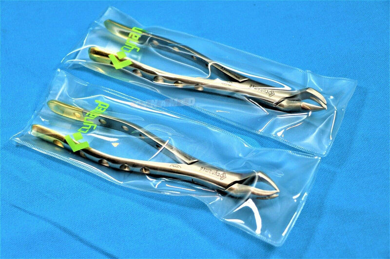 SYNAMED USA New Set of 2 Each Premium German Extracting Forceps Extraction Dental Instruments No 88L and 88R