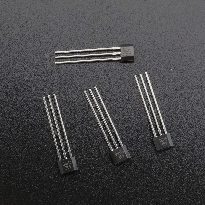 20Pcs 49E OH49E SS49E Linear Hall Effect Sensors S49E TO-92 3 Pins Sensor Element Switch for Electric Vehicle Motor Repair 20