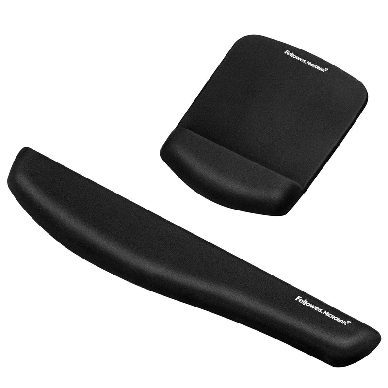 Fellowes PlushTouch Wrist Rest with Mouse Pad, FoamFusion Technology, Black (9252001) 9"*7.5"