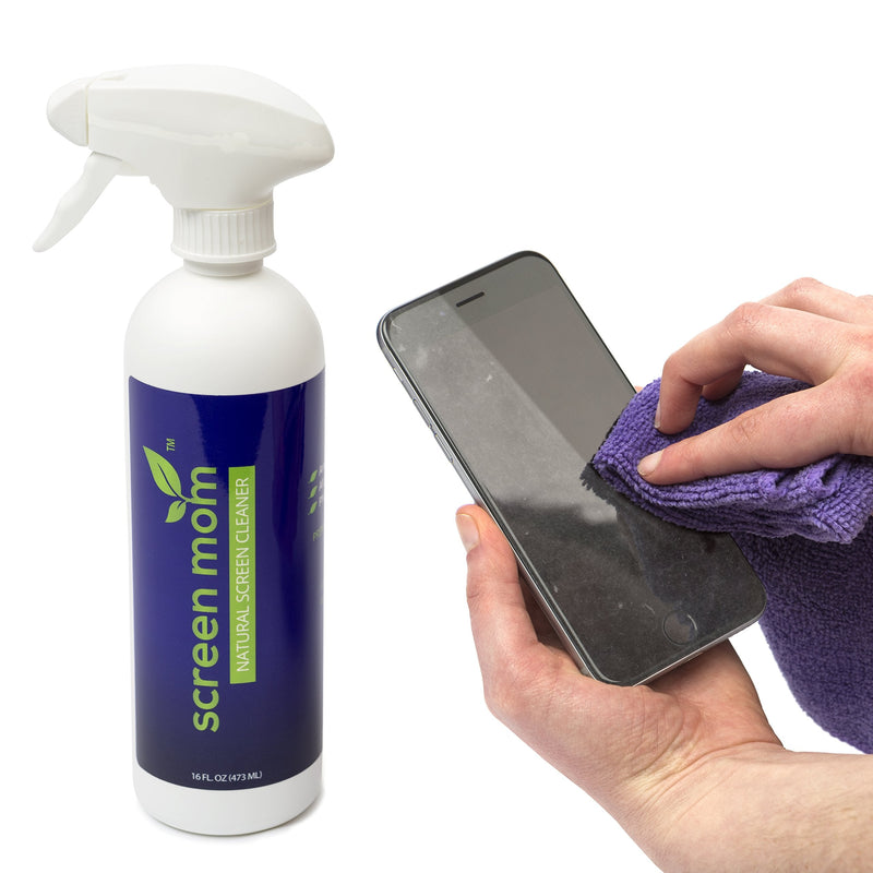 Screen Cleaner Kit - Best for LED & LCD TV, Computer Monitor, Laptop, and iPad Screens â€“ Contains Over 1,572 Sprays in Each Large 16 Ounce Bottle â€“ Includes Premium Microfiber Cloth