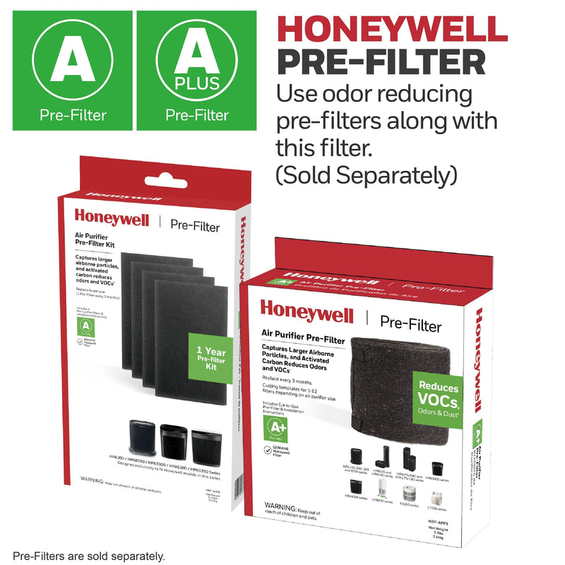 Honeywell HEPA Air Purifier Filter, R, 1-Pack – for HPA 100/200/300 and 5000 Series 1 Pack