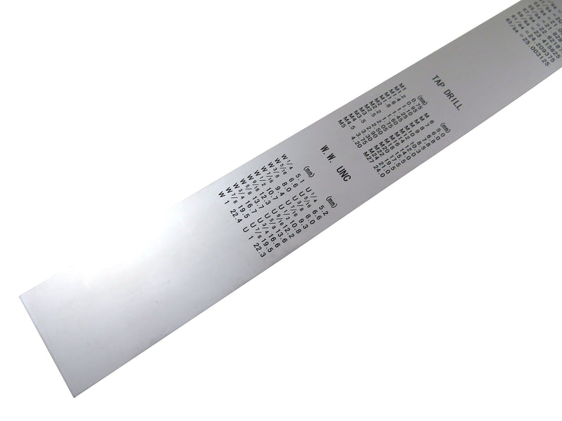 Shinwa H101-E 600 mm Rigid"Zero Glare" Metric Machinist Ruler/Rule Scale .5 mm & mm