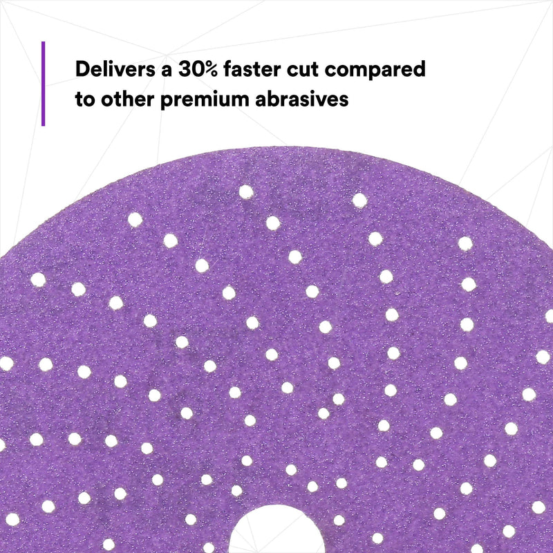 Cubitron II 31373 Clean Sanding Hookit Abrasive Disc (6 in, 150+, 50 Discs per Box)