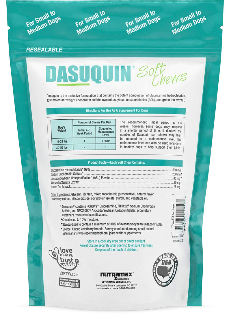 Nutramax Laboratories Dasuquin Soft Chews for Dogs