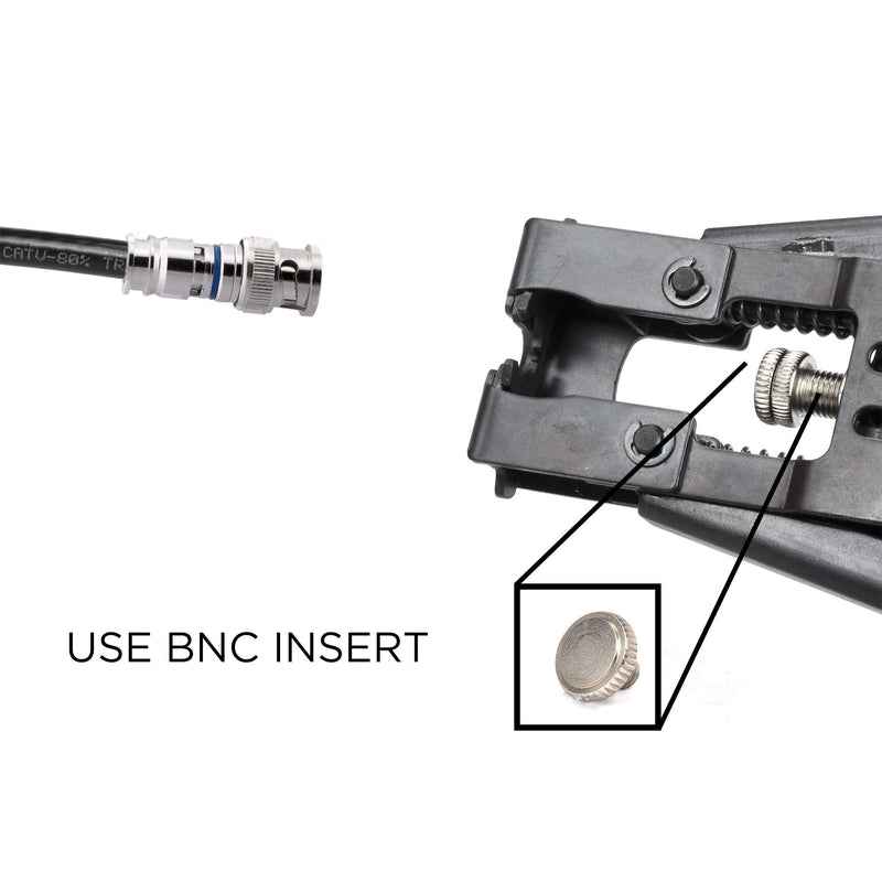 BNC Compression Connector for RG6 Coaxial Cable - Pack of 10 - Solid Construction with High Grade Metals - Male BNC Connectors for CCTV, SDI, HD-SDI, Siamese, Security Camera 10 Pack Silver, RG6