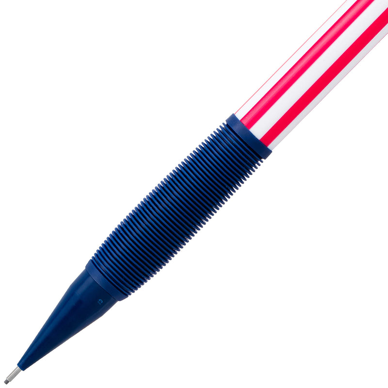 Icy Mechanical Pencil, (0.7mm) Medium Line, Flag Barrel, Assorted Grips (B/C/W), 3-PK 3 Pack