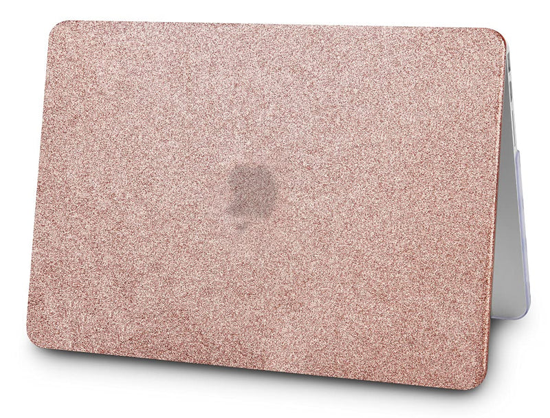 KECC Compatible with MacBook Pro 13 inch Case 2019-2016 with Touch Bar A2159 A1989 A1706 A1708 Protective Plastic Hard Shell + Keyboard Cover + Sleeve Plastic (Rose Gold Sparkling) Rose Gold Sparkling