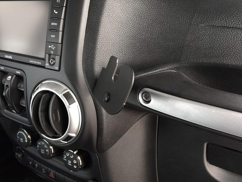 Areyourshop 75WXST CB Raido Mic Mount Holder Passenger Grab Bar for Wrangler JK 2011-up