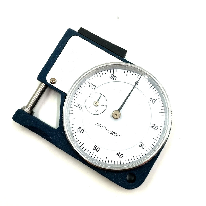 HFS (R) Thickness GAGE DIAL Micrometer Caliper Scope Sheet Paper (0.5"x0.001" Mechanical) 0.5"x0.001" Mechanical