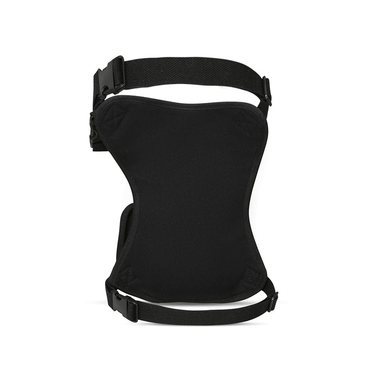 SEALINF Canvas Waist Bag Fanny Pack Racing Drop Leg Bag Motorcycle Outdoor Bag black
