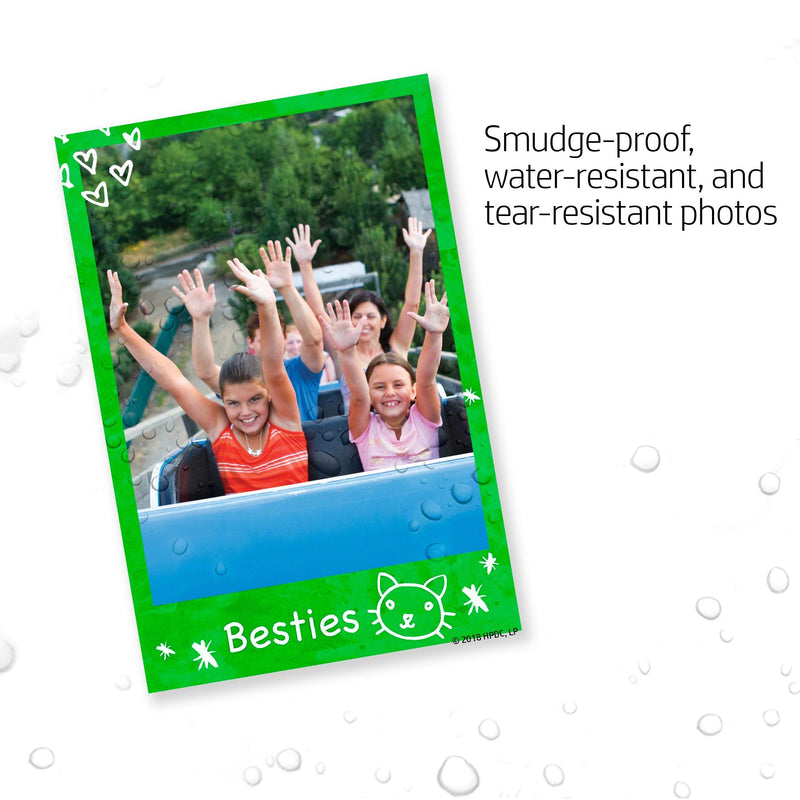 HP Sprocket 2x3" Premium Zink Sticky Back Photo Paper (50 Sheets) Compatible with HP Sprocket Photo Printers.