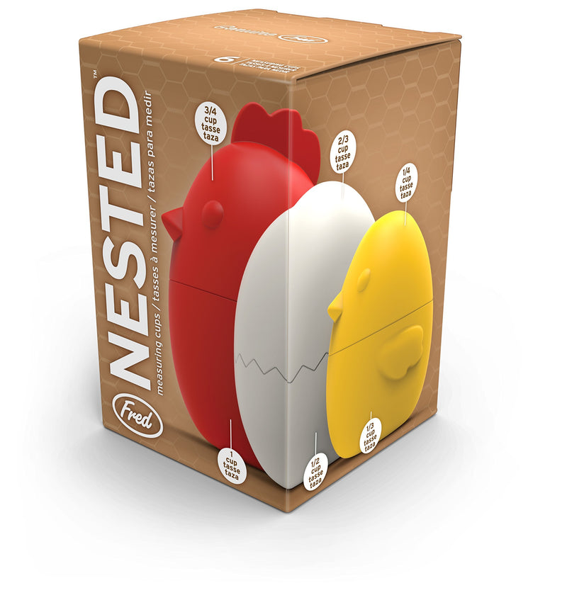 Genuine Fred Nested Hen & Chick Dry Measuring Cups, medium