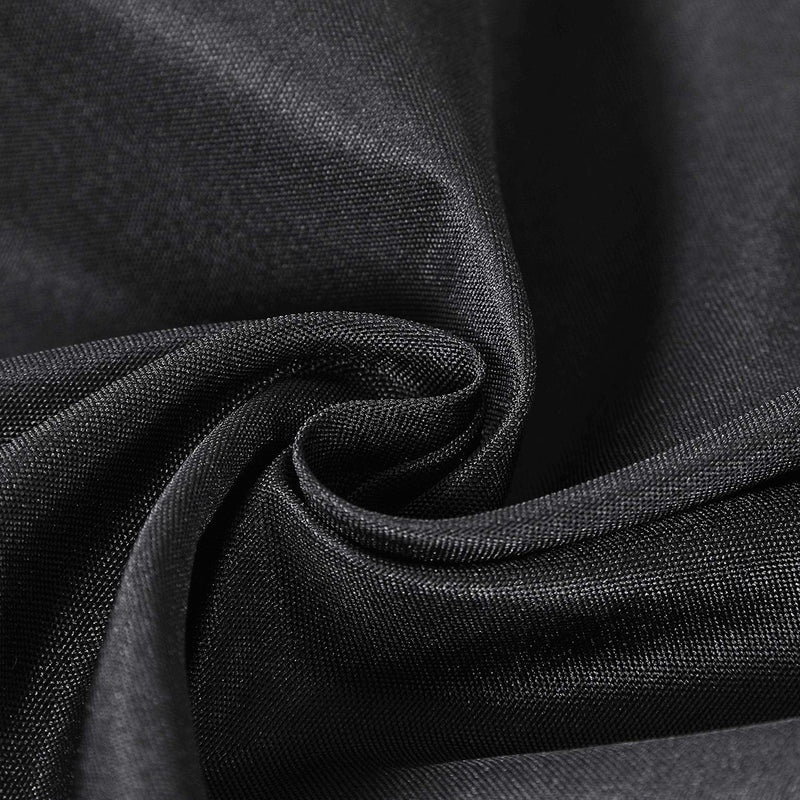 Rectangle Tablecloth 60x102 inch Washable Polyester Fabric Table Cloth for Wedding Party Dining Banquet Decorationï¼ˆ60x102, Blackï¼‰ 60x102''