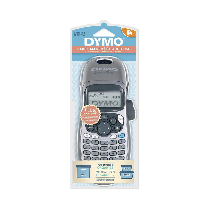 DYMO LetraTag LT-100H Handheld Label Maker for Office or Home (21455) Machine + 2 Tapes