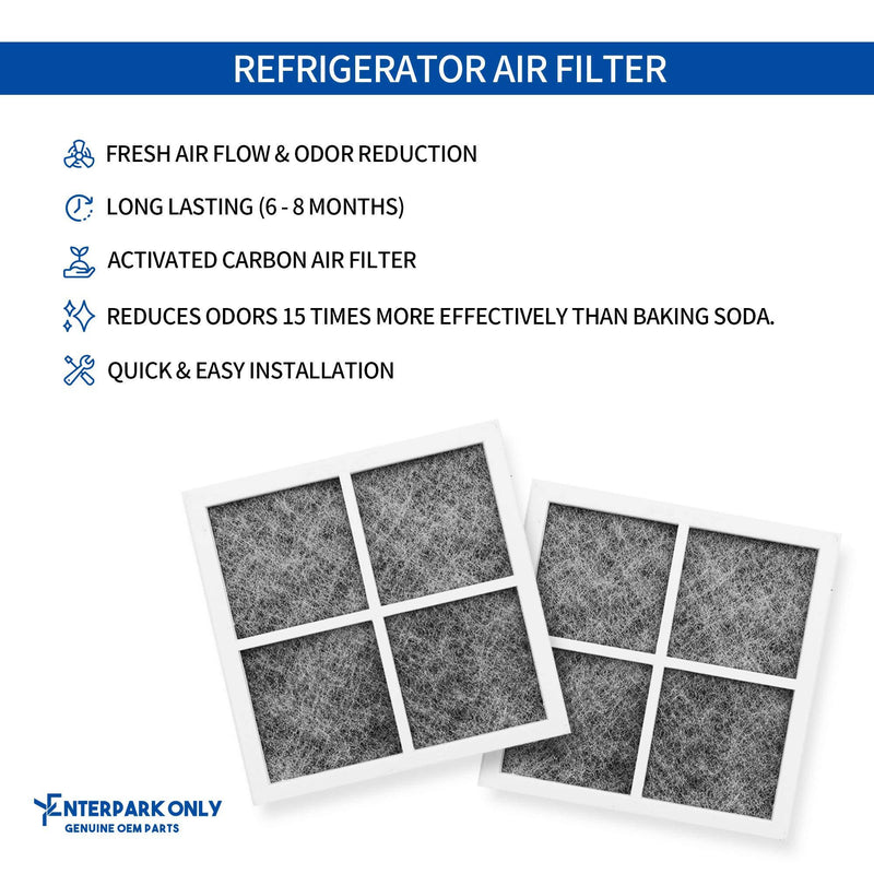 469918 Premium Quality Cost Effective Version for Replacement of Fresh Refrigerators Air Filter, 2 Filter (Box), Compatible with LT120F ADQ73214404 2 Air Filter 469918 (Box Package)