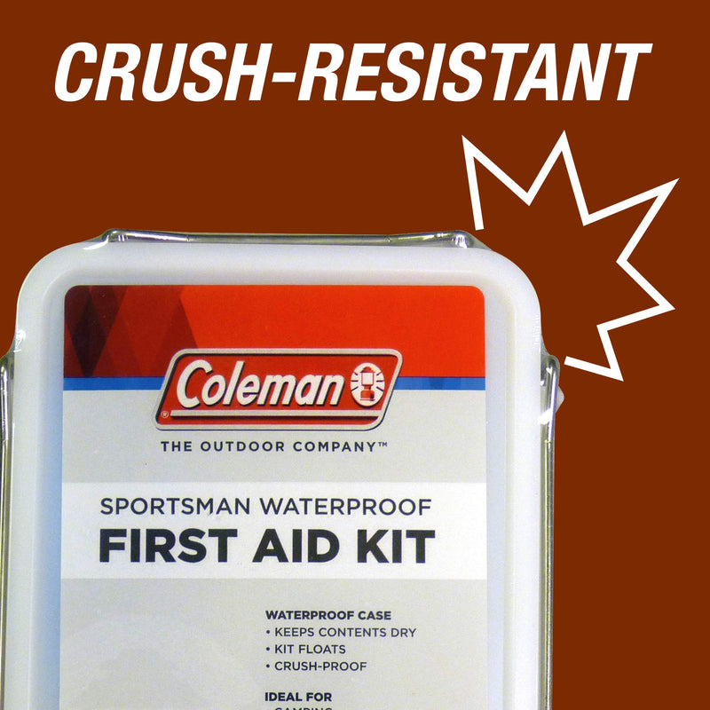 Coleman Sportsman Outdoor Waterproof First Aid Kit - 100 Pieces