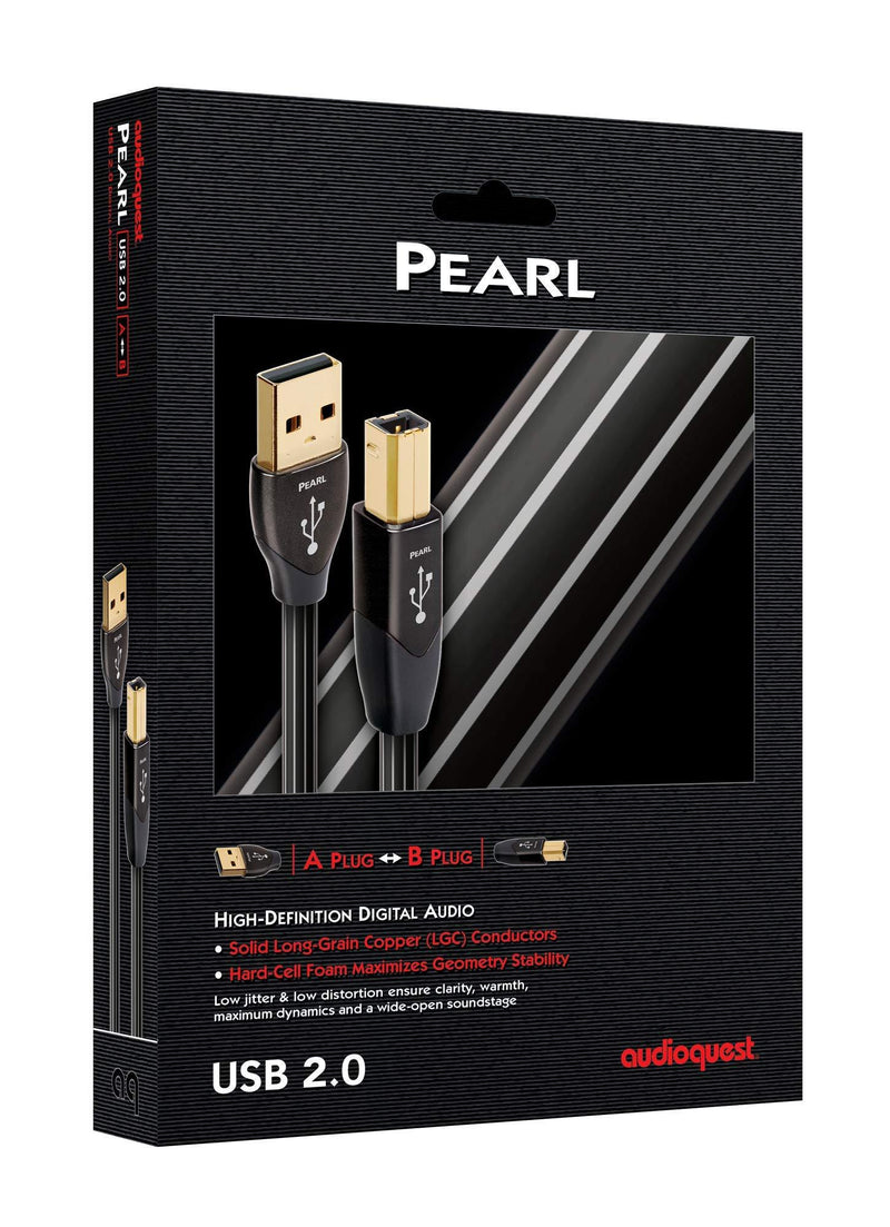 AudioQuest Pearl (0.75m) Black/White USB A-B