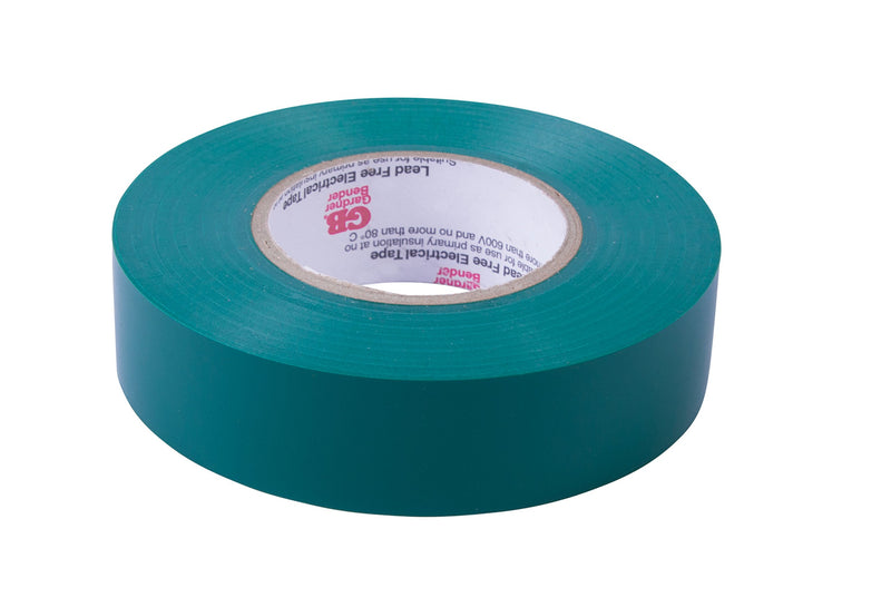 Gardner Bender GTG-667P Electrical Tape, ¾ in x 66 ft, Durable, Easy-Wrap, Flame Retardant, Green