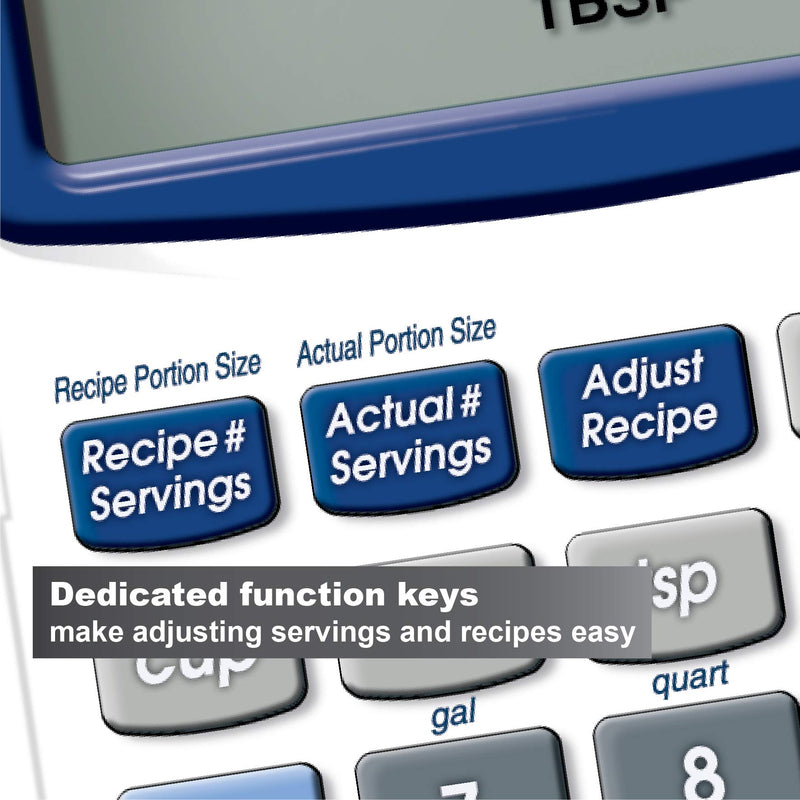 Calculated Industries 8300 KitchenCalc Recipe Conversion and Culinary Math Calculator with Digital Timer for Chefs, Culinary Students, Home Cooks and Bakers | Scale Recipes, Menu Plans, Portion Sizes Handheld