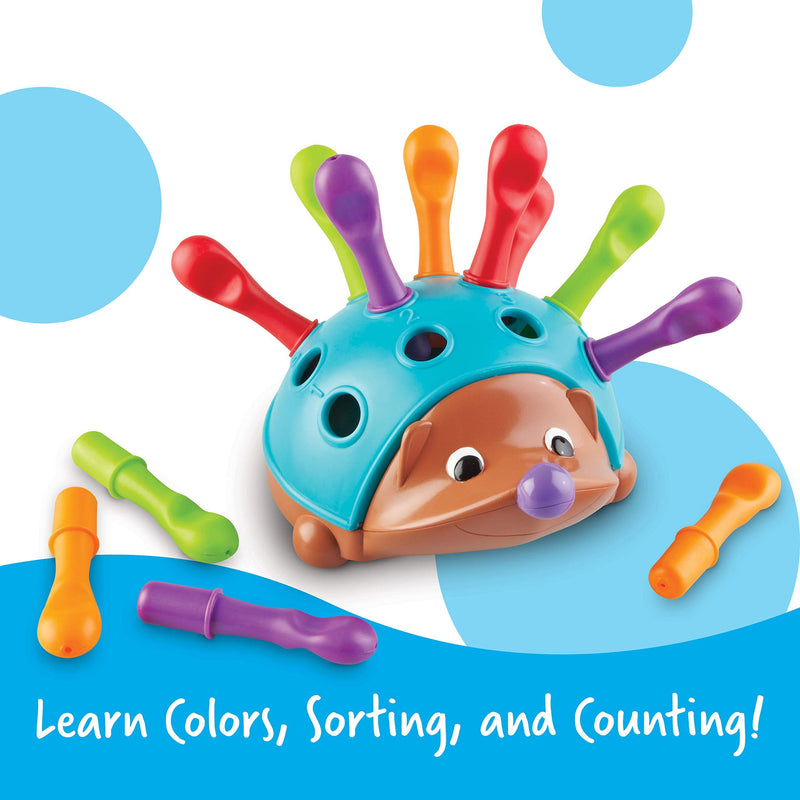 Learning Resources Spike The Fine Motor Hedgehog, Sensory, Fine Motor Toy, Toys for Toddlers, Ages 18 months+
