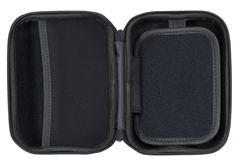 Caseling Hard Carrying GPS Case for up to 5-inch Screens. for Garmin Nuvi, Tomtom, Magellan, GPS – Mesh Pocket for USB Cable and Car Charger - Black