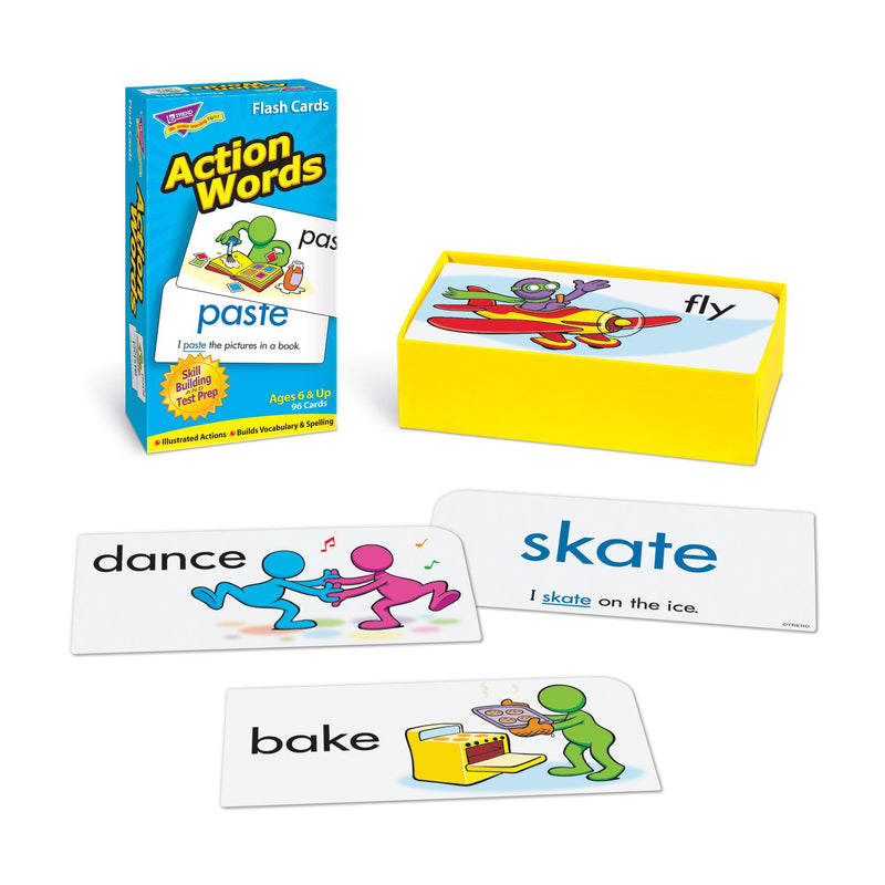 TREND enterprises, Inc. Action Words Skill Drill Flash Cards